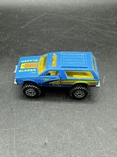 Chevy Blazer Hot Wheels 1983 vintage 4x4 azul 1:64 Malasia