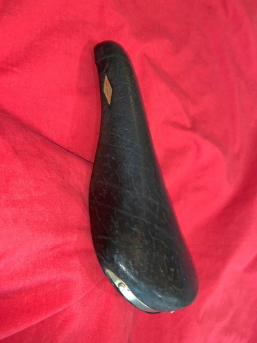 vintage Selle San Marco Rolls saddle brown Buffalo leather gold 145mm x 280mm - Picture 7 of 15