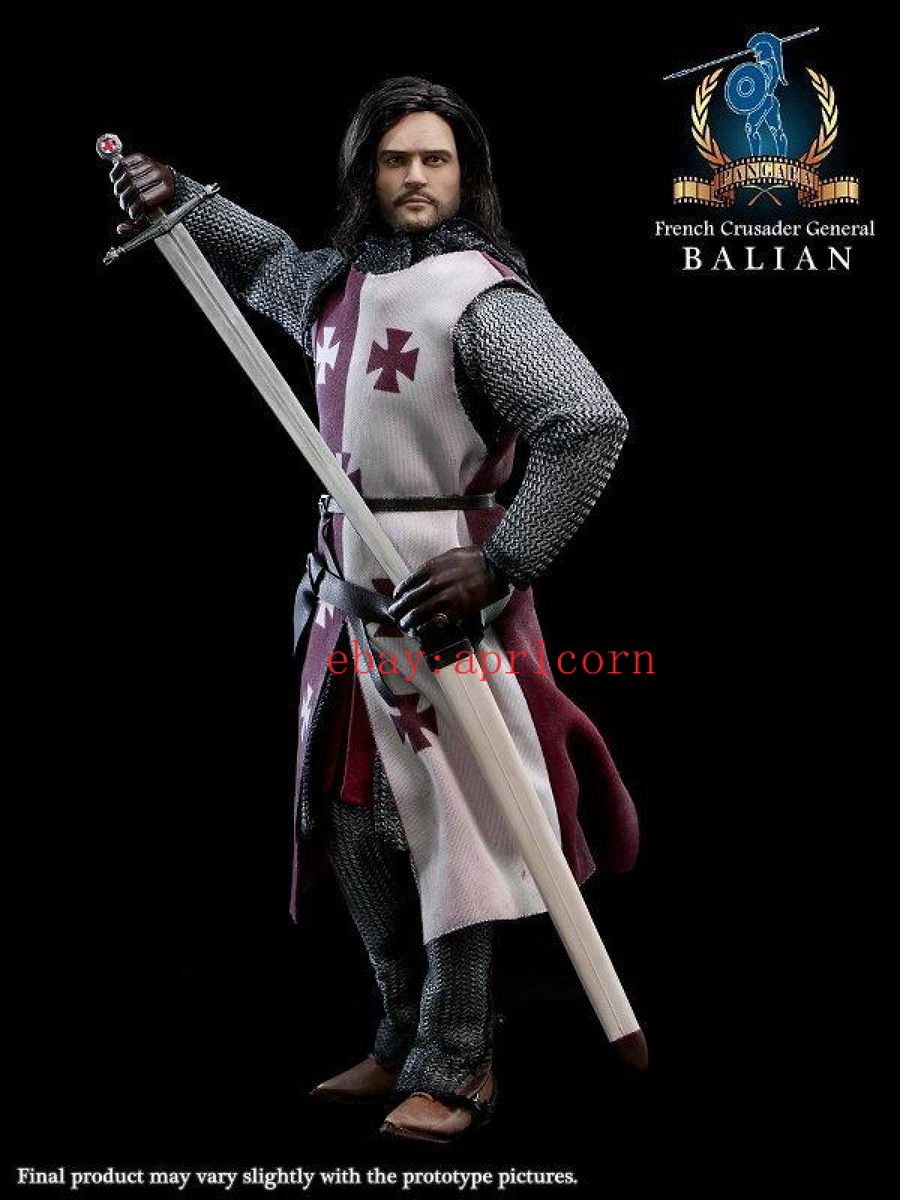 ミリタリー Pangaea Toy 1/6 Balian PG04A Regular Pangaea Toy 1/6 Frenich Crusader General BALIAN Action Figure