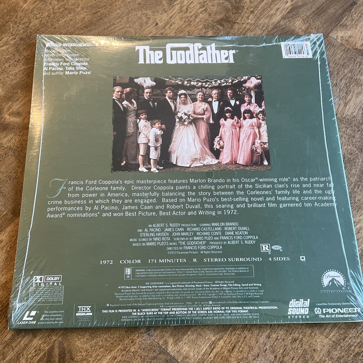 The Godfather (Laserdisc, 2-Disc Set) for sale online | eBay