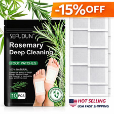 Herbal Rosemary Foot Patches Natural Overnight Foot Care Pads 10PCS Relaxation