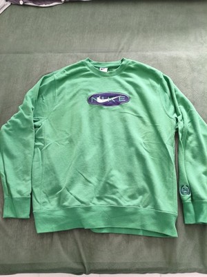 Nike Vintage Pullover Grün Größe Medium Retro 90s Style Sweatshirt