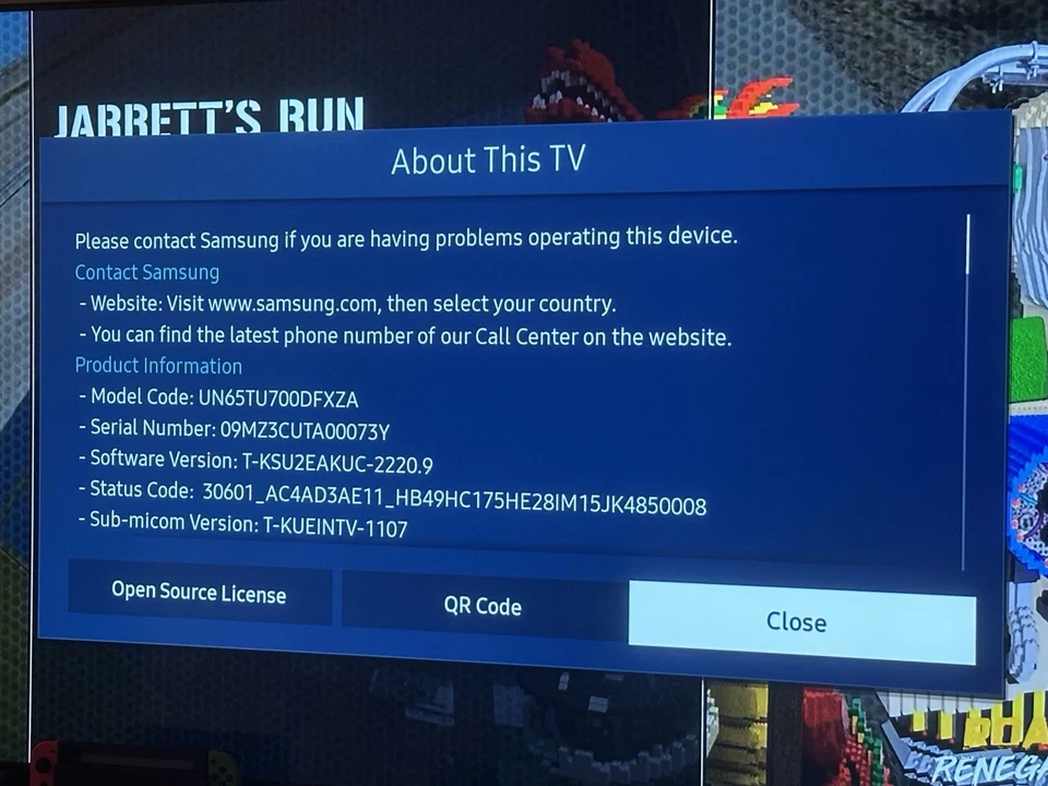 Samsung UN65TU7000FXZA 65" 4K LCD Smart TV - Titan Gray - Image 4 of 4