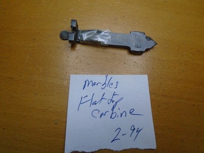 Marbles Flat Top Rear Sight Fits Winchester Marlin Etc. 3/8 Dovetail 94 1894