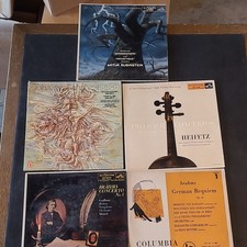  Bach Brahms Rubinstein Heifetz Columbia RCA Victor LP Vinyl Classical