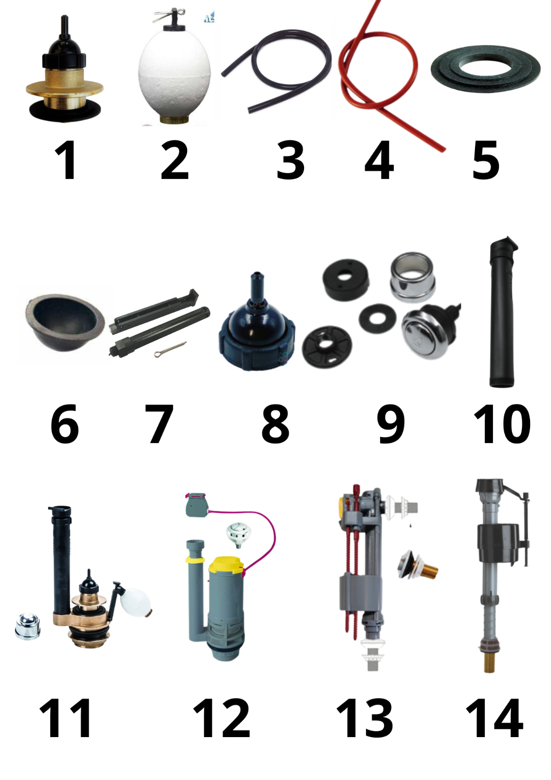 ITS TODINI ORIGINAL SPARE PARTS FOR CERAMIC DRAIN BOX TOILET UNIBOX batteryits