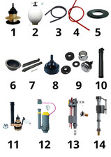 ITS TODINI RICAMBI ORIGINALI PER CASSETTA SCARICO CERAMICA WC UNIBOX batteriaits