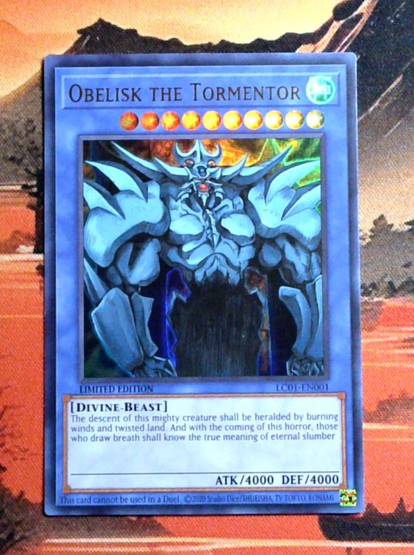遊戯王OCG デュエルモンスターズ OBELISK THE TORMENTOR Z024 Obelisk The Tormentor LIMITED EDITION Holographic | eBay