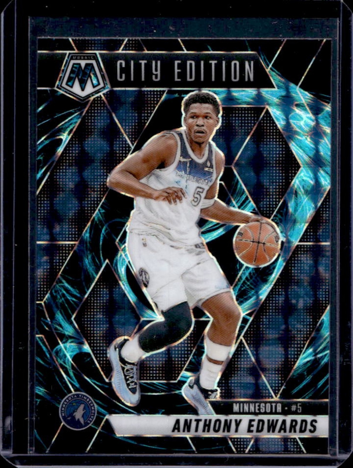 2024-25 Panini Mosaic Anthony Edwards SP Genesis Mosaic City Edition #279