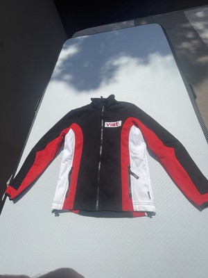 Vist Black and Red Ladies Small Stretch Fabric Slalom Suit