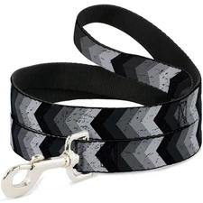 Dog Leash Chevron Weathered Black/Grays