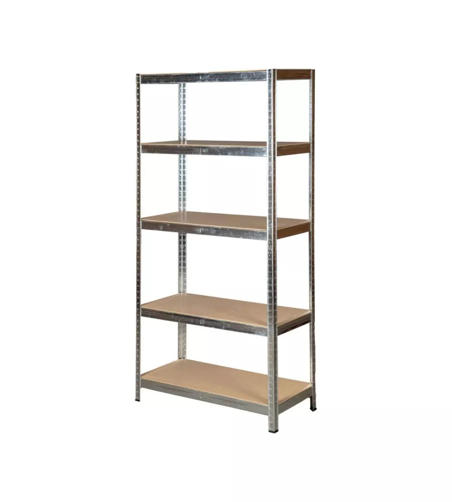 Scaffale Zincato per Cantina e Garage 180cm - Portata 875kg