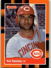 Kal Daniels 1988 Donruss Baseball's Best Baseball Cincinnati Reds
