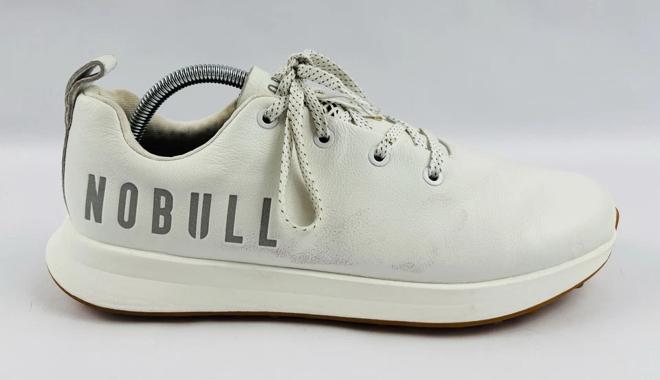 Zapatos de golf NOBULL de cuero blanco talla (hombre’s 9.5/mujer’s 11) Foto 2 de 4
