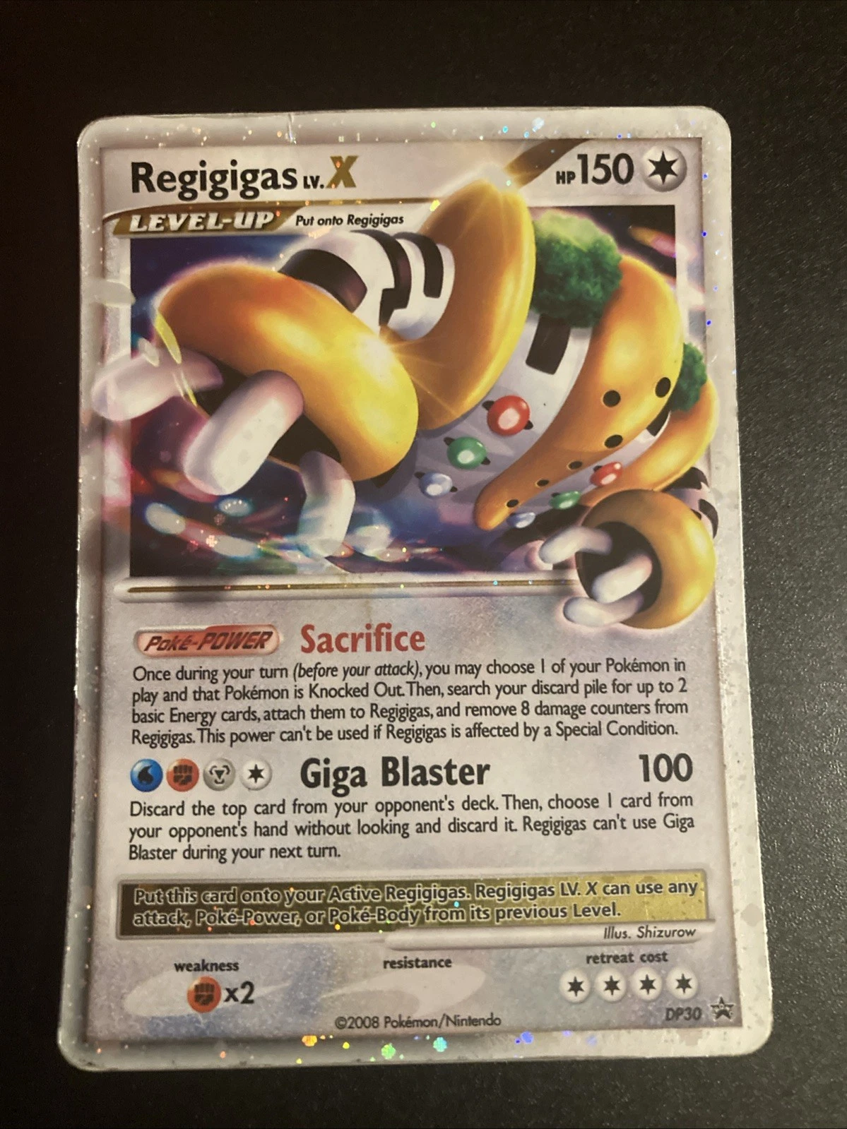 Regigigas LV.X DP30 Black Star Promo Holo Pokémon TCG Card LP Condition