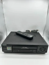 VCR SONY SLV-678HF VHS Tape Cassette Recorder Hi-Fi Stereo 4 Head Remote TESTED