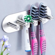 Electric Toothbrush Head Holder, Toothbrush Holders Wall Mounted, Adhesive To...