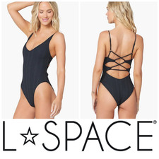 NEW L*Space x Monica Wise Sz 12 Black Gianna ...