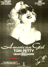 1977 Tom Petty 'American Girl' Song Release Music Industry Promo Reprint Ad
