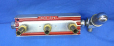 Nos Vintage Original Moon 3 Port Aluminum Fuel Block Stromberg 97 3x2 Tri Power