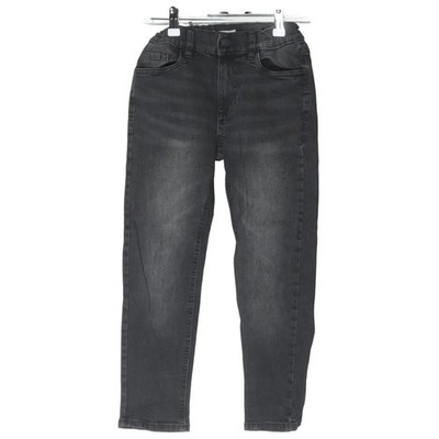 Lindex, Jeans, Größe: 134, Theo, Grau, Baumwolle/Elasthan, Einfarbig, Denim #etQ