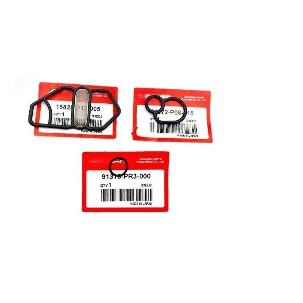 (3pcs) Solenoid Gaskets Upper & Lower For Honda 1993-2001 Prelude Dohc Vtec H22A