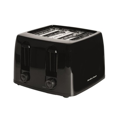 Toaster 4 Scheiben, Essentials Collection von Hamilon Beach, schwarz, HB4T5032B