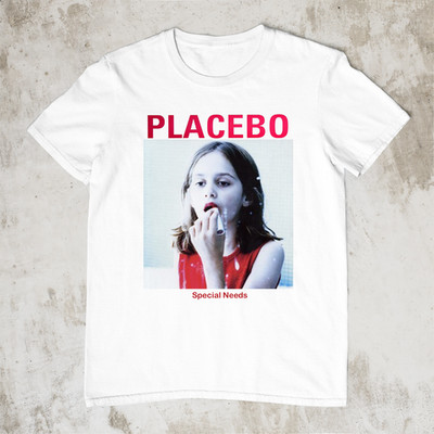 NEW Placebo - Special Needs Short Sleeve White All Size Shirt  AL68