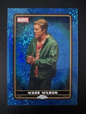 2025 Topps Chrome Deadpool Wade Wilson Blue Mini Diamond Refractor /125 #31