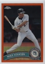 2011 Topps Chrome Retail Orange Refractor Giancarlo Stanton (Mike on Card) i6j