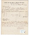 1862 Keokuk Fort Des Moines & Minnesota Rail Road Soldier Manifest