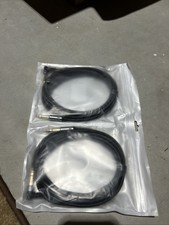 Birvemce 2 Pack Premium TRS Cable 10FT, 1/4 Inch TRS Cable- Right Angle