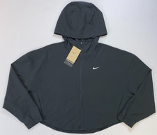 Women's Nike One Repel Oversized Hooded Woven Jacket IH8600 Black Size Large