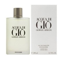 ACQUA DI GIO BY GIORGIO ARMANI 6.7 OZ Eau De Toilette Spray New Sealed