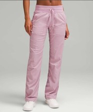 Lululemon Dance Studio Mid-Rise Pant Full Length Womens Size 6 Pink Athleisure