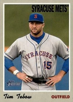 Tim Tebow trading card