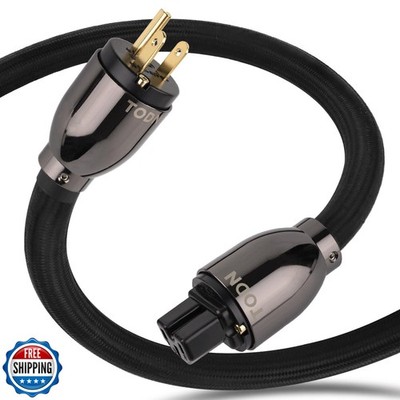 TODN HiFi Power Cord for Audiophile, Audio AC Power Cable with O-