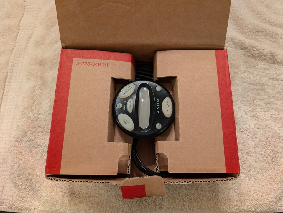 Sony RM-XM10 морской лодки радио проводной пульт дистанционного управления командир черный - Изображение 4 из 4