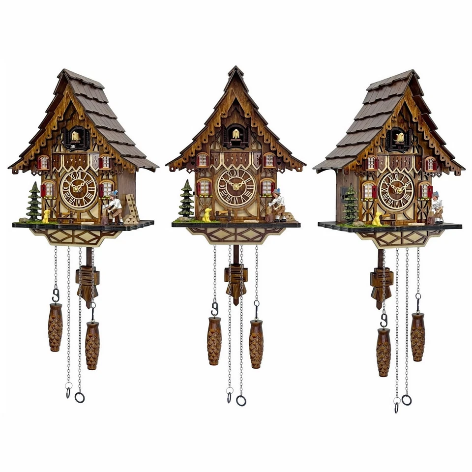 Cuckoo Clock for Wall Art: 12 Melodies, Volume Control, Night Mode, Germany S... - Image 2 of 4