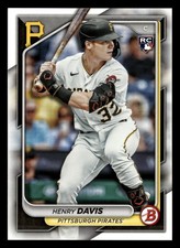 Henry Davis 2024 Bowman #61 Pittsburgh Pirates ROOKIE RC *025
