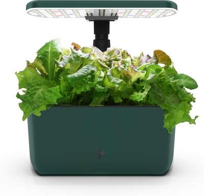 Aerogarden Harvest Lite in Green, Soil-Free Indoor Hydroponic Garden with LED Gr