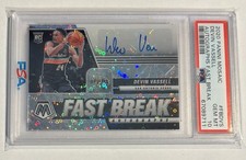 2020 Panini Mosaic Devin Vassell Rookie Fast Break Auto PSA 10 - Spurs