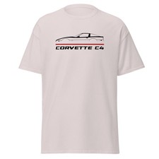 For Corvette C4 1984-1990 Fans Retro 80s T-Shirt Birthday Gift Racing Unisex Tee