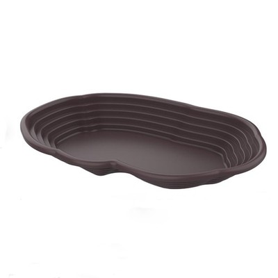 Flushbay Extra Large Reptile Bathing Pool Reptile Feeding Dish Water Bowl wit...