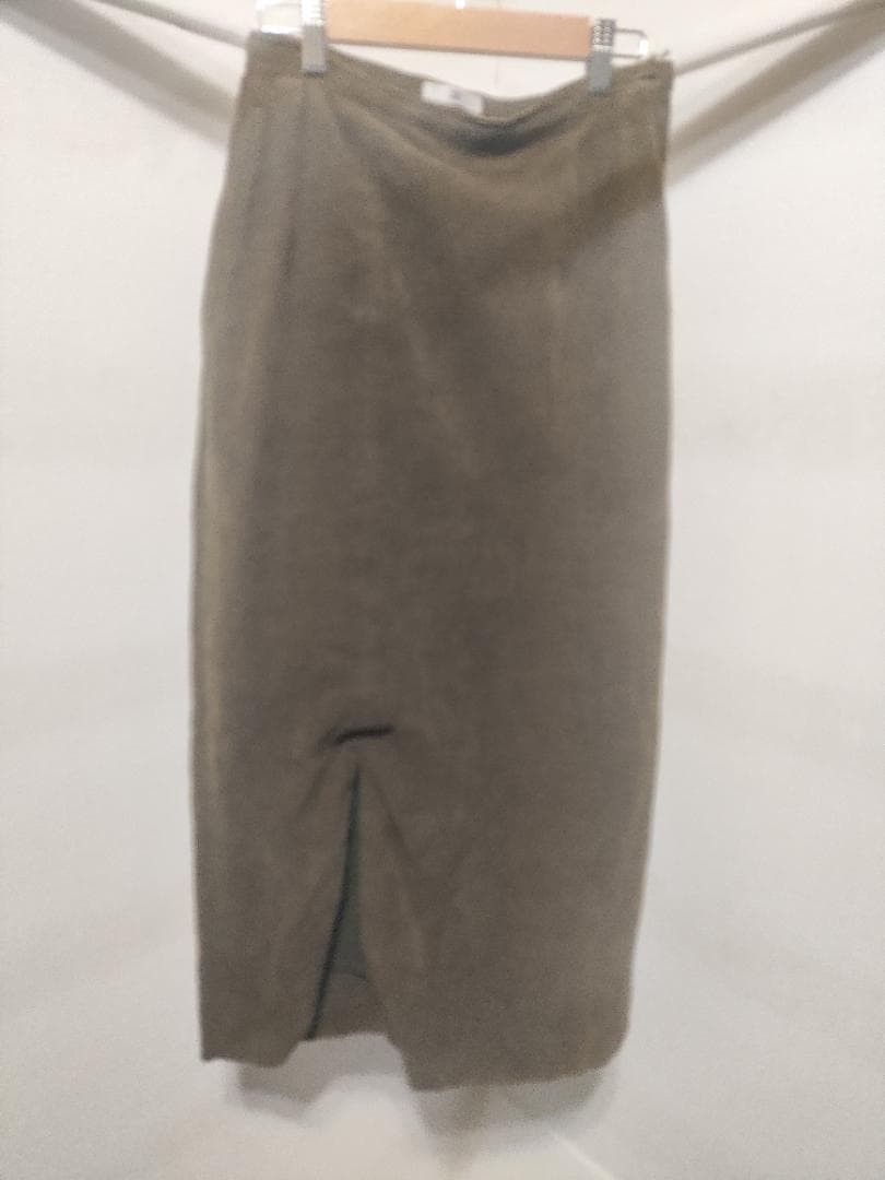Issey Miyake i.S. Vintage Corduroy Skirt Khaki 80s Rare