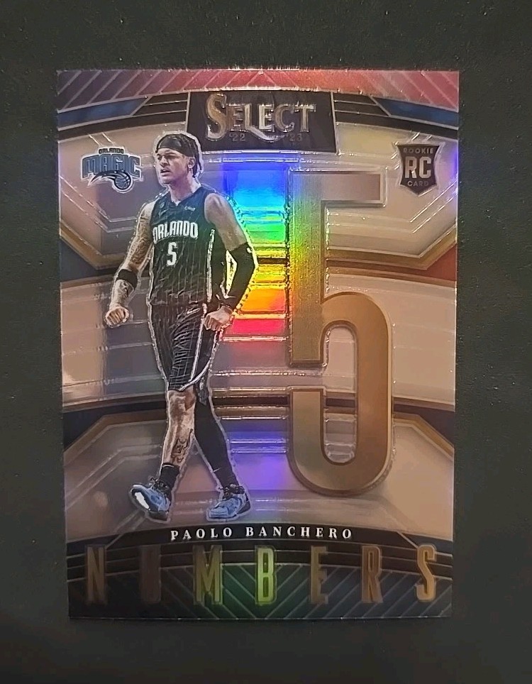 2022-23 Select PAOLO BANCHERO Numbers Holo Silver Refractor RC Rookie #16 Magic