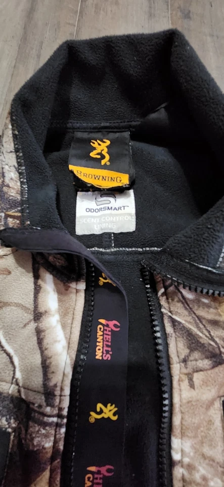 Browning Hells Canyon Camo Jacket Odor Smart Scent Controlled Mens M - Image 4 of 4