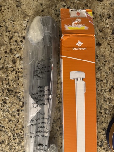 Retractable Baby Gate 33" tall, Extends to 55” Wide, Mesh Safety Dog Gate, GRAY - Picture 11 of 11