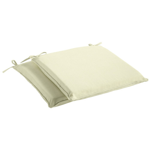 Sorra Home Sunbrella Canvas Natural Indoor/ Outdoor Cushion,