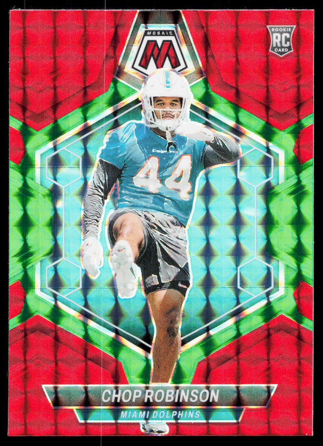2024 Panini Mosaic #321 Chop Robinson Mosaic Red